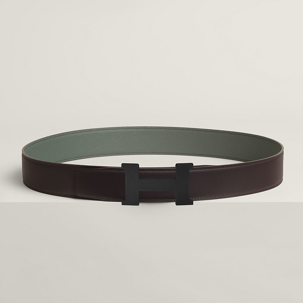 Constance belt buckle & Reversible leather strap 38 mm | Hermès