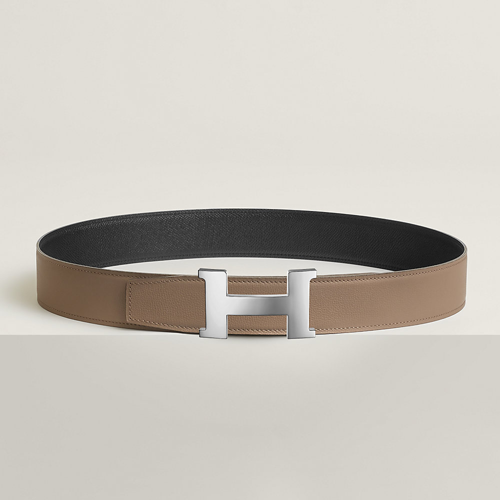 Constance belt buckle & Reversible leather strap 38 mm  display picture 3