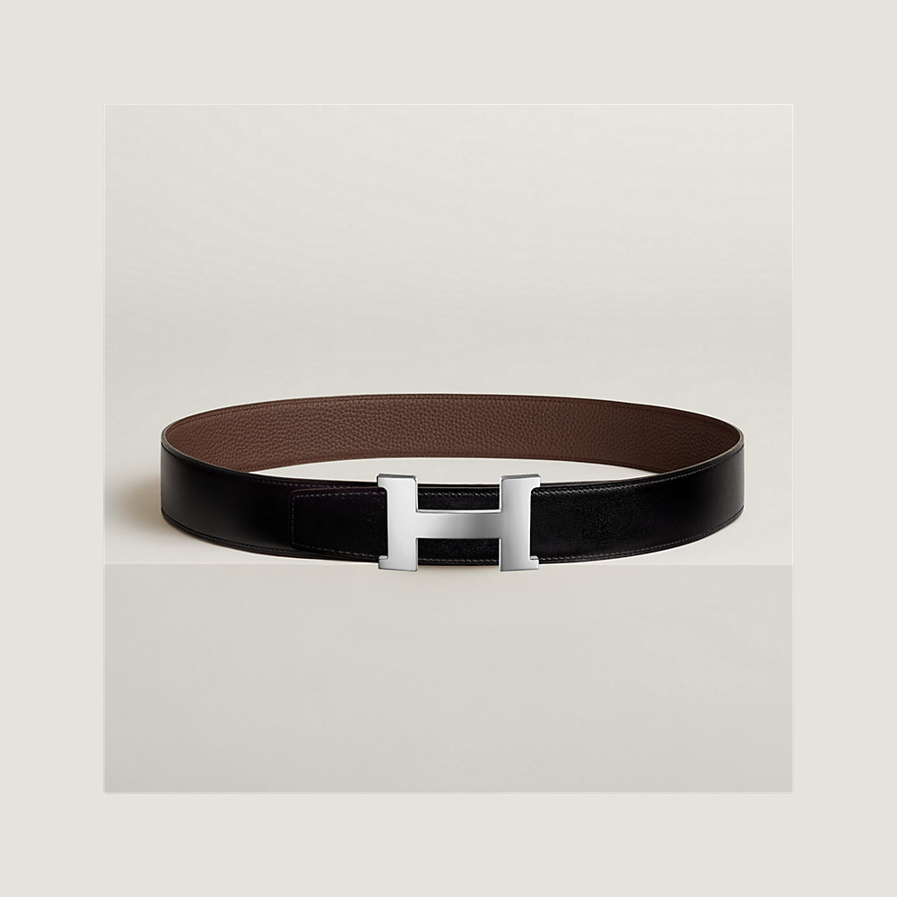 Constance belt buckle & Reversible leather strap 38 mm | Hermès USA