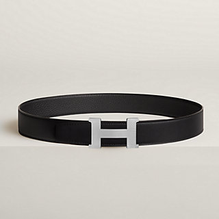 小物 HERMES CONSTANCE H BUCKLE HERMES Constance H Buckle Reversible Belt Brown