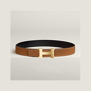 Constance belt buckle & Reversible leather strap 38 mm | Hermès USA