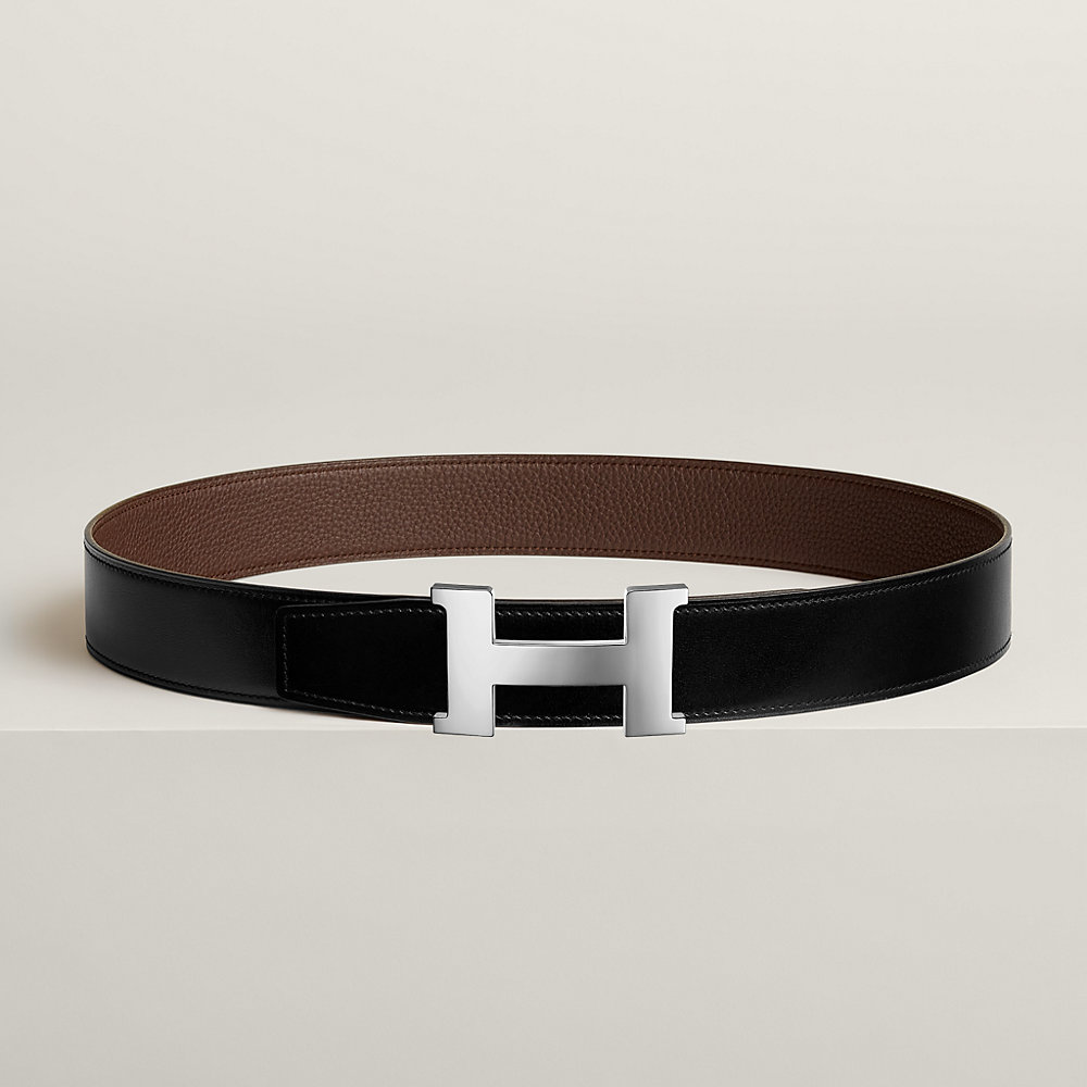 Constance belt buckle & Reversible leather strap 38 mm | Hermès USA