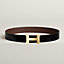 View: , Constance belt buckle & Reversible leather strap 38 mm
