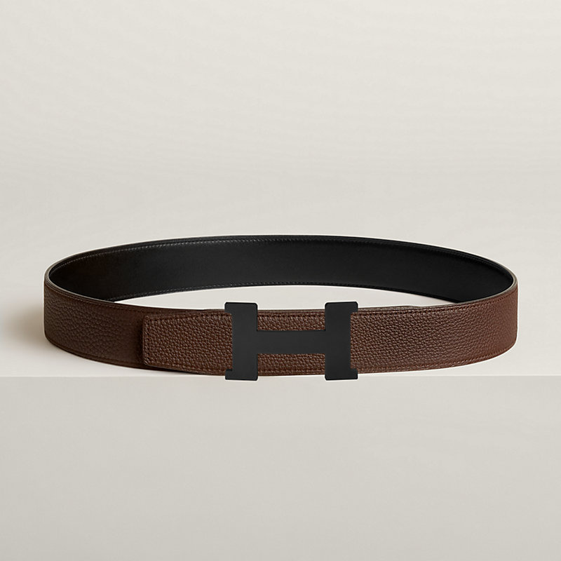 Constance belt buckle & Reversible leather strap 38 mm