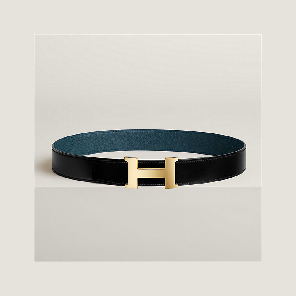 Constance belt buckle & Reversible leather strap 38 mm | Hermès USA