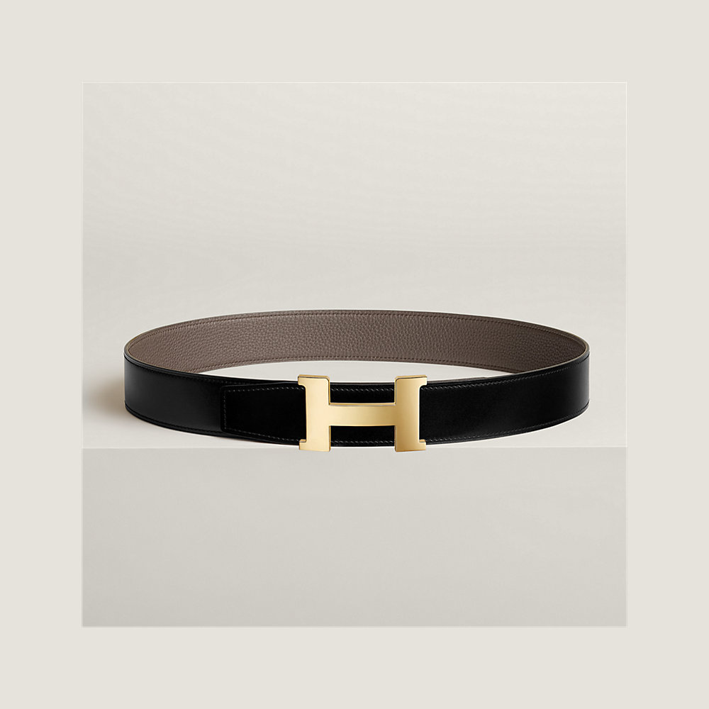 Constance belt buckle & Reversible leather strap 38 mm | Hermès UK