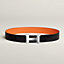 Constance belt buckle & Reversible leather strap 38 mm, view 1 of 3