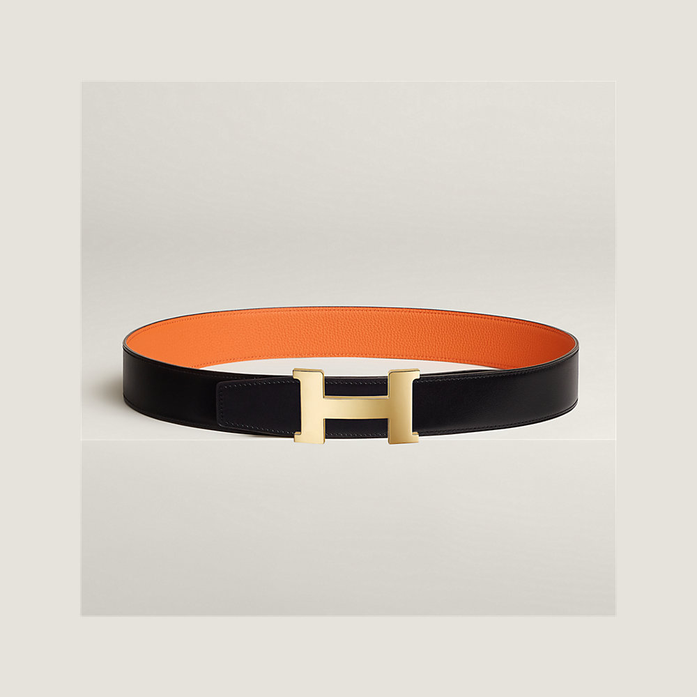 Constance belt buckle & Reversible leather strap 38 mm | Hermès UK