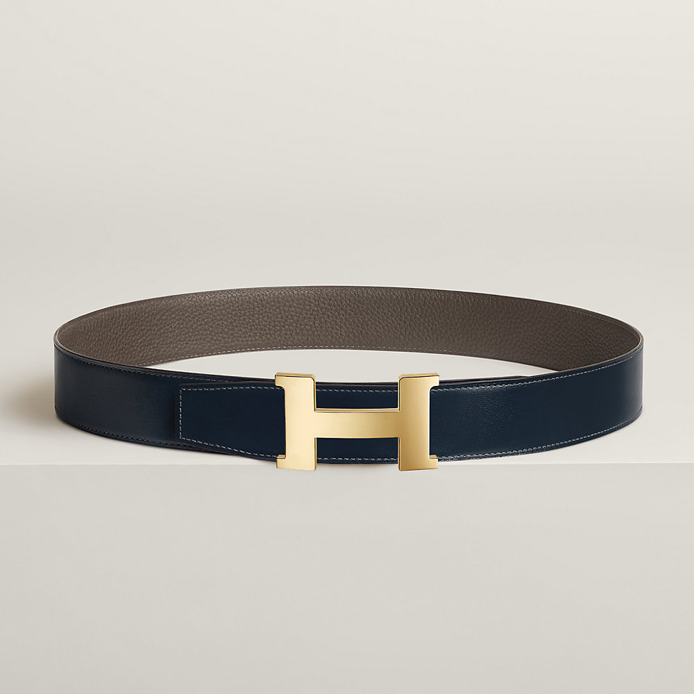 Constance belt buckle & Reversible leather strap 38 mm | Hermès USA