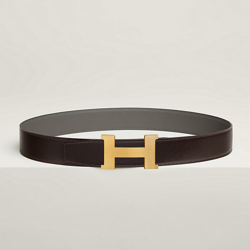 Constance belt buckle & Reversible leather strap 38 mm