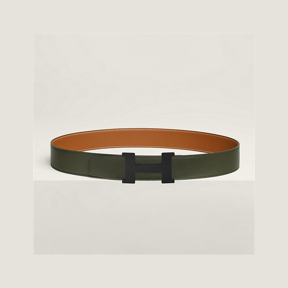 Constance belt buckle & Reversible leather strap 38 mm | Hermès UK