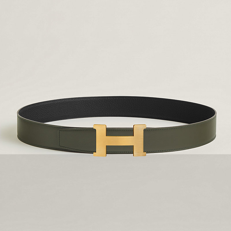 Constance belt buckle & Reversible leather strap 38 mm