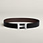 Constance belt buckle & Reversible leather strap 38 mm, view 1 of 3