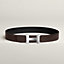Constance belt buckle & Reversible leather strap 38 mm, view 2 of 3