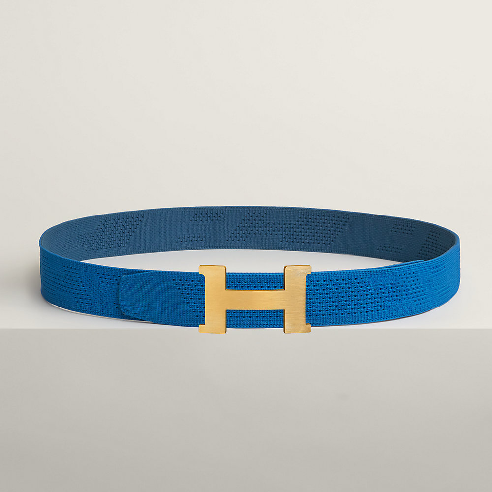 【Bleu tie&Navy × S金具】HERMES Ancre リバーシブルベルト Constance belt buckle & Sprint band 38 mm | Hermès USA
