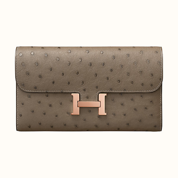 hermes ostrich purse