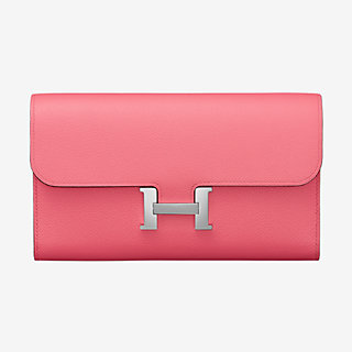 hermes pink constance bag