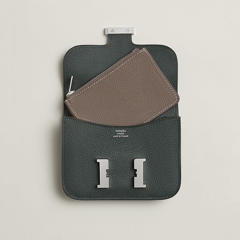 【シンプルでお洒落♪】HERMES スリムウォレット Constance シンプルでお洒落♪】HERMES スリムウォレット Constance