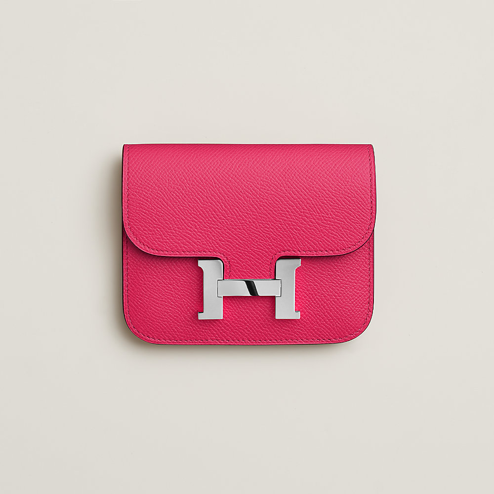 Constance Slim wallet - Pink | Hermès USA Constance Slim wallet - Pink | Hermès USA