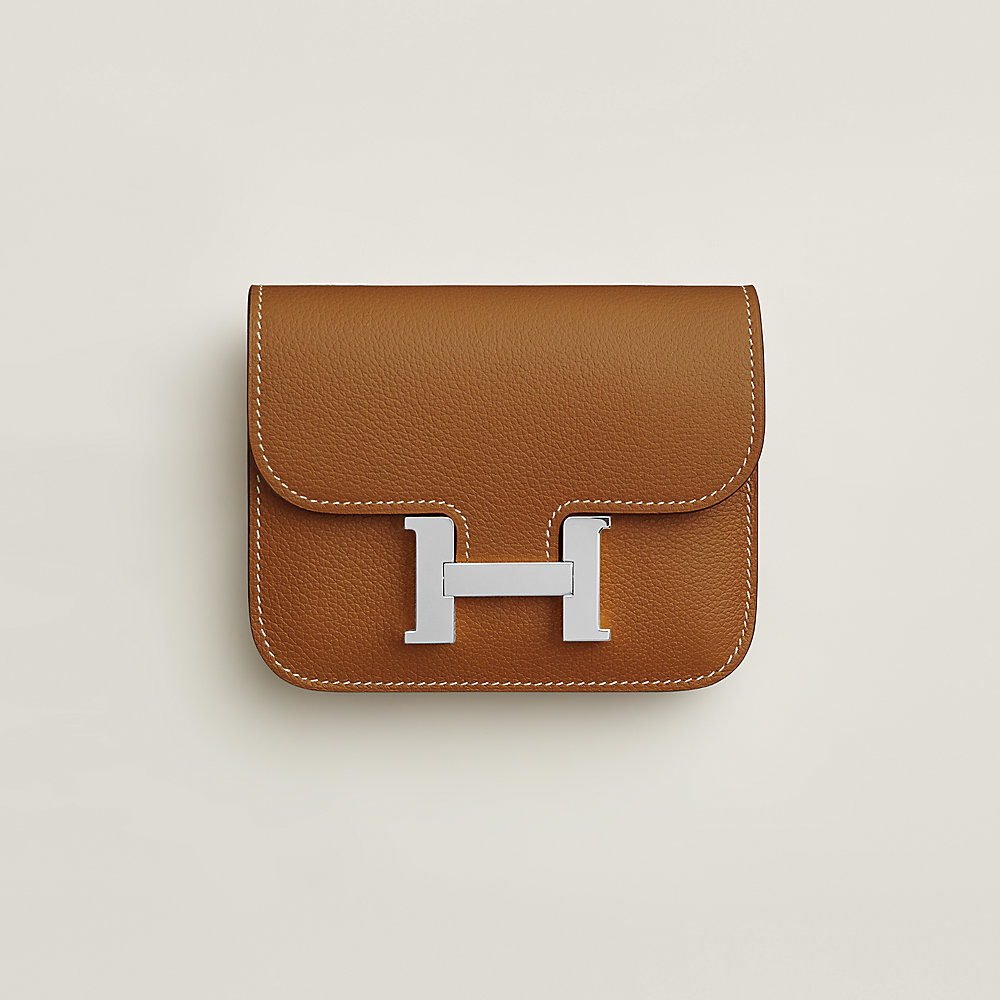 HERMES ウエストポーチ Constance Slim Epsom Hermès 4B Biscuit Epsom Constance Slim Wallet Waist Bag Belt