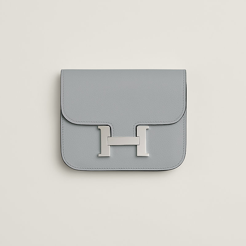 【高級感漂う仕上がり】HERMES CONSTANCE SLIM 財布 Hermès Constance Slim Wallet Evercolor Lime | SACLÀB