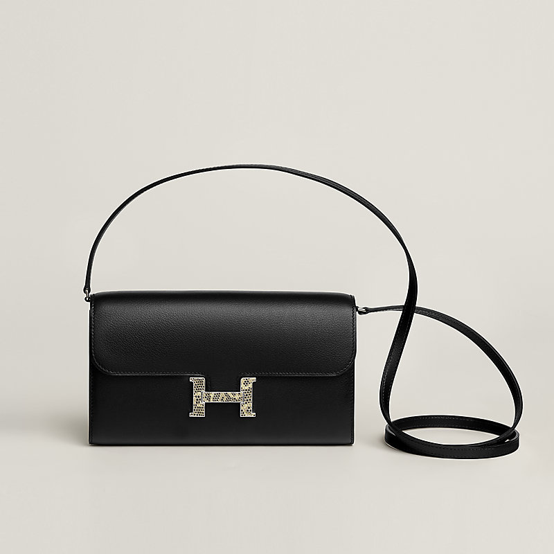 Constance To Go wallet Black Hermès UK