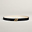 Cor Baroque belt buckle & Reversible leather strap 24&nbsp;mm, View: , view 2 of 2