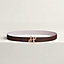 Cor Baroque belt buckle & Reversible leather strap 24&nbsp;mm, View: , view 1 of 2