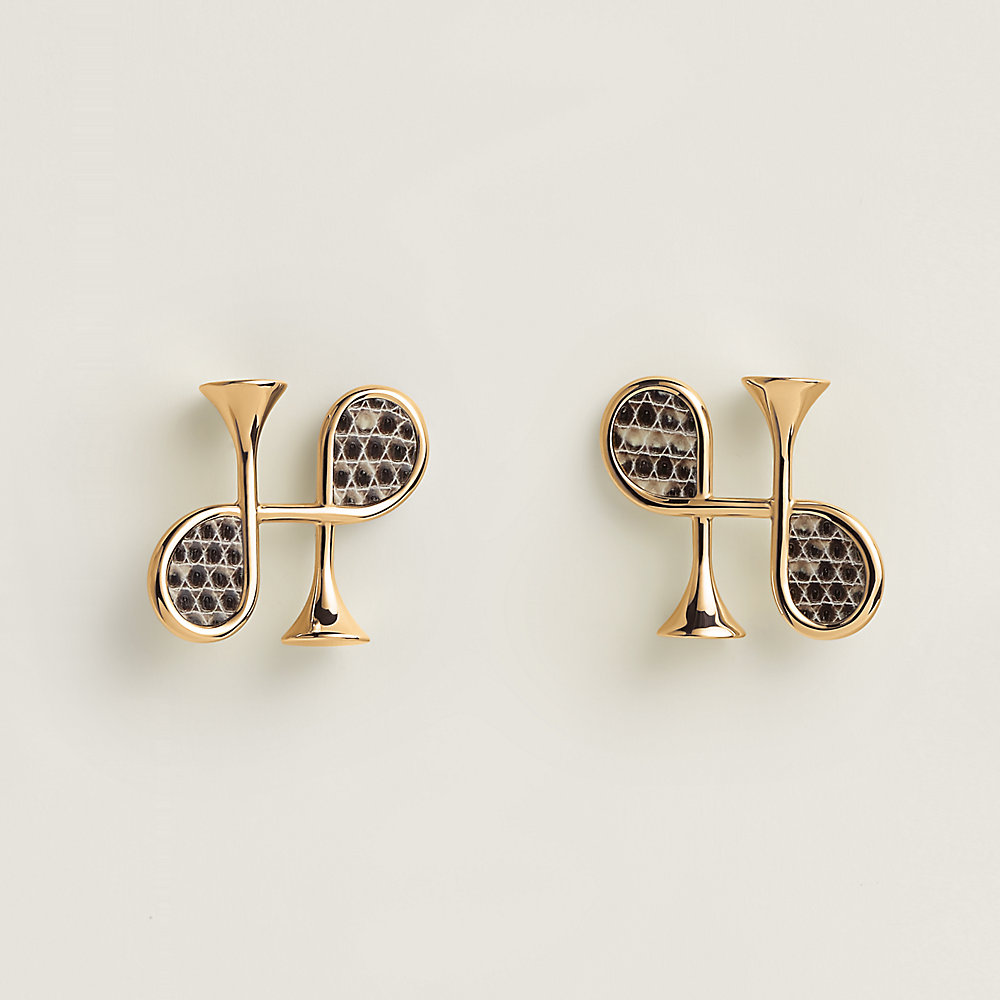 人気【HERMES】イヤリング Cor H Cor H earrings | Hermès Mainland China