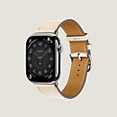 Vista: vista de frente, Correa Apple Watch Hermès Single Tour 45 mm