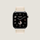 Vista: vista de frente, Correa Apple Watch Hermès Single Tour 45 mm