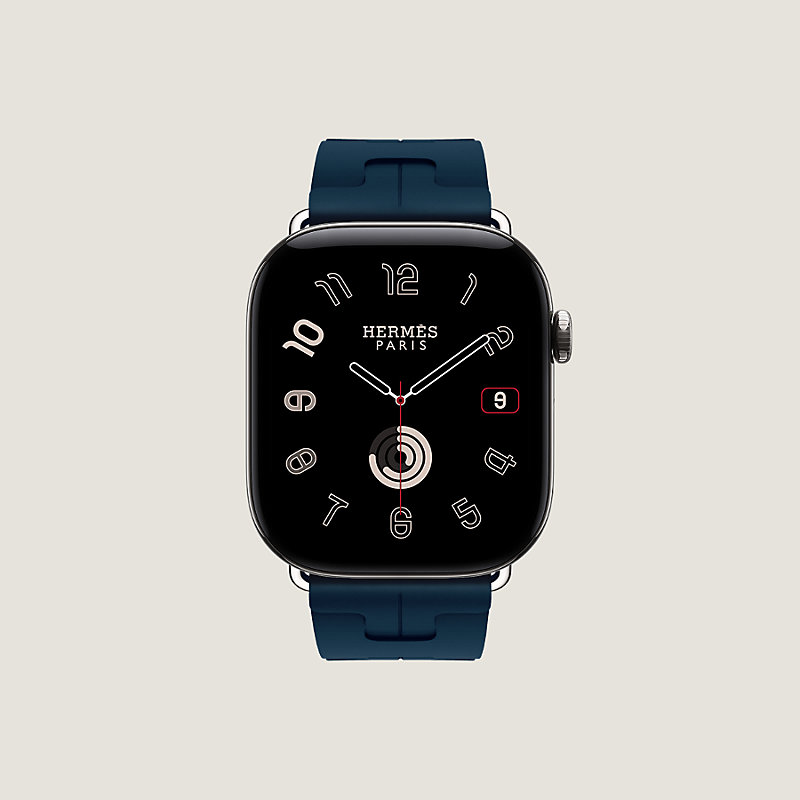 Correa Apple Watch Hermès Single Tour 46 mm Hebilla desplegable Kilim, Vista: , vista 4 de 4