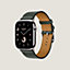 Correa Apple Watch Hermès Single Tour 46&nbsp;mm, Vista: vista de frente, front, vista 3 de 4