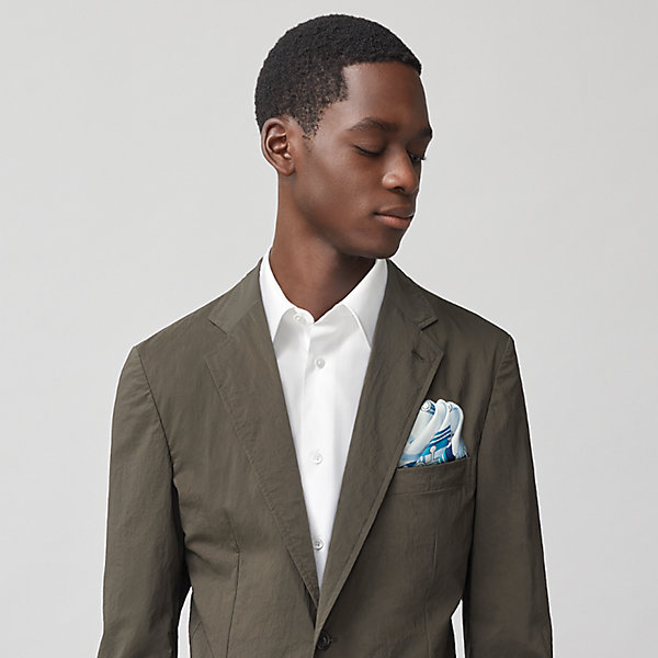 hermes pocket square
