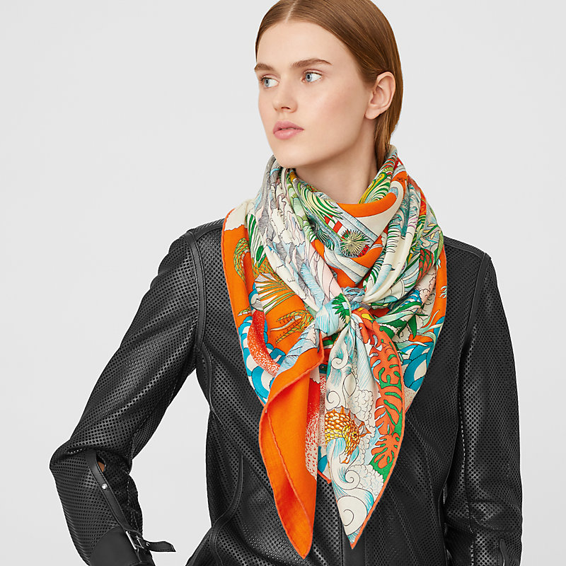 hermes winter scarf