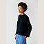 Cotton and silk knit sweater, View: Worn, worn, view 2 of 3