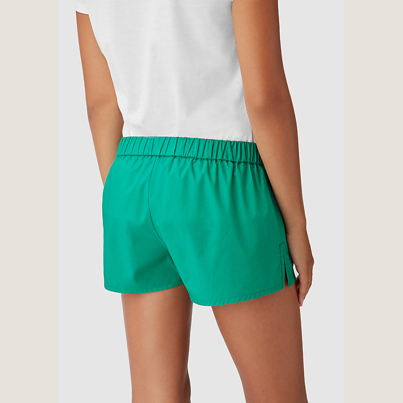 Cotton batiste shorts