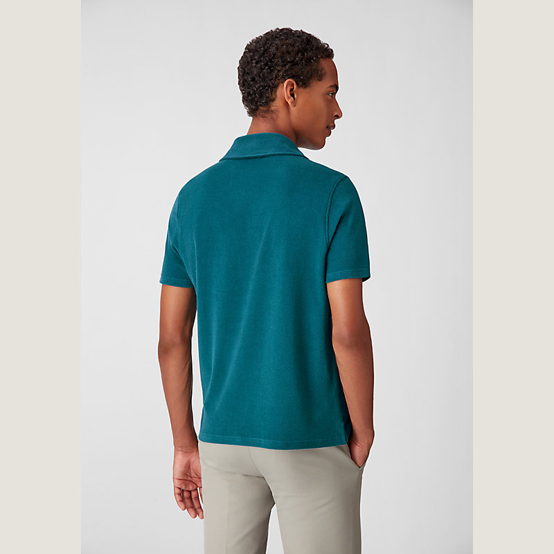 Cotton jersey polo shirt