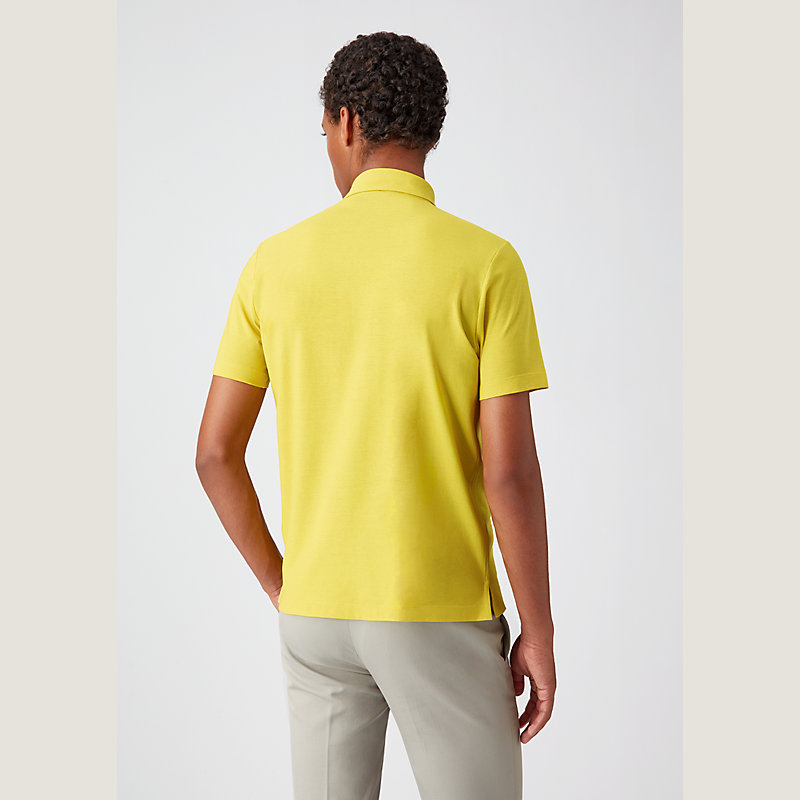 Cotton jersey polo shirt