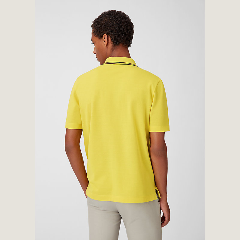 Cotton jersey polo shirt
