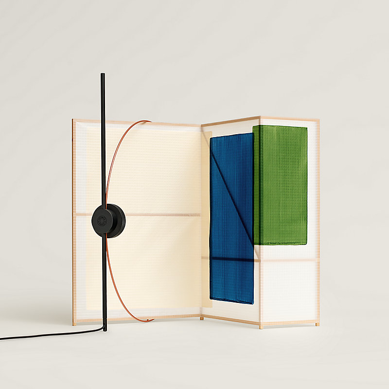 Coulisse hand-painted table lamp | Hermès USA
