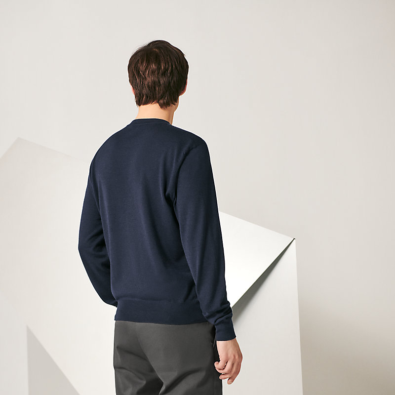 Coutures inversees crewneck sweater