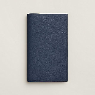 Couverture d'agenda Vision II Simple - Bleu | Hermès France