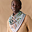 Couvertures et Tenues de Jour Bandana double face scarf 90, View: Worn, worn, view 1 of 6
