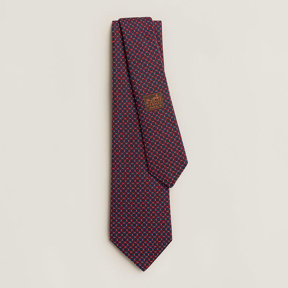 Cravate Vintage Fusaro - Motif Multicolore Rétro Chic - Occasion Bon état Général
