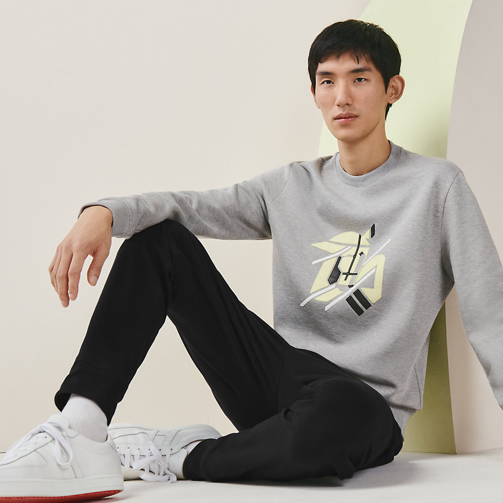 HERMES 25S V-NECK SWEATER 293 main image 1