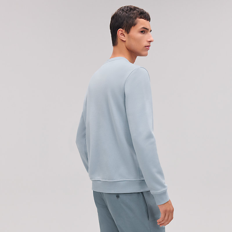 【大活躍！】HERMES Sweat col rond Clou de Selle スウェット Hooded sweater with Clou de Selle detail | Hermès Mainland China