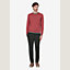 Crewneck sweater with contrasted stripes, View: Worn, worn, view 1 of 3