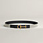 Croisiere belt buckle & Toile H Plume leather strap 24&nbsp;mm, View: , view 1 of 3