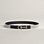 Croisiere belt buckle & Toile H Plume leather strap 24&nbsp;mm, View: , view 1 of 3